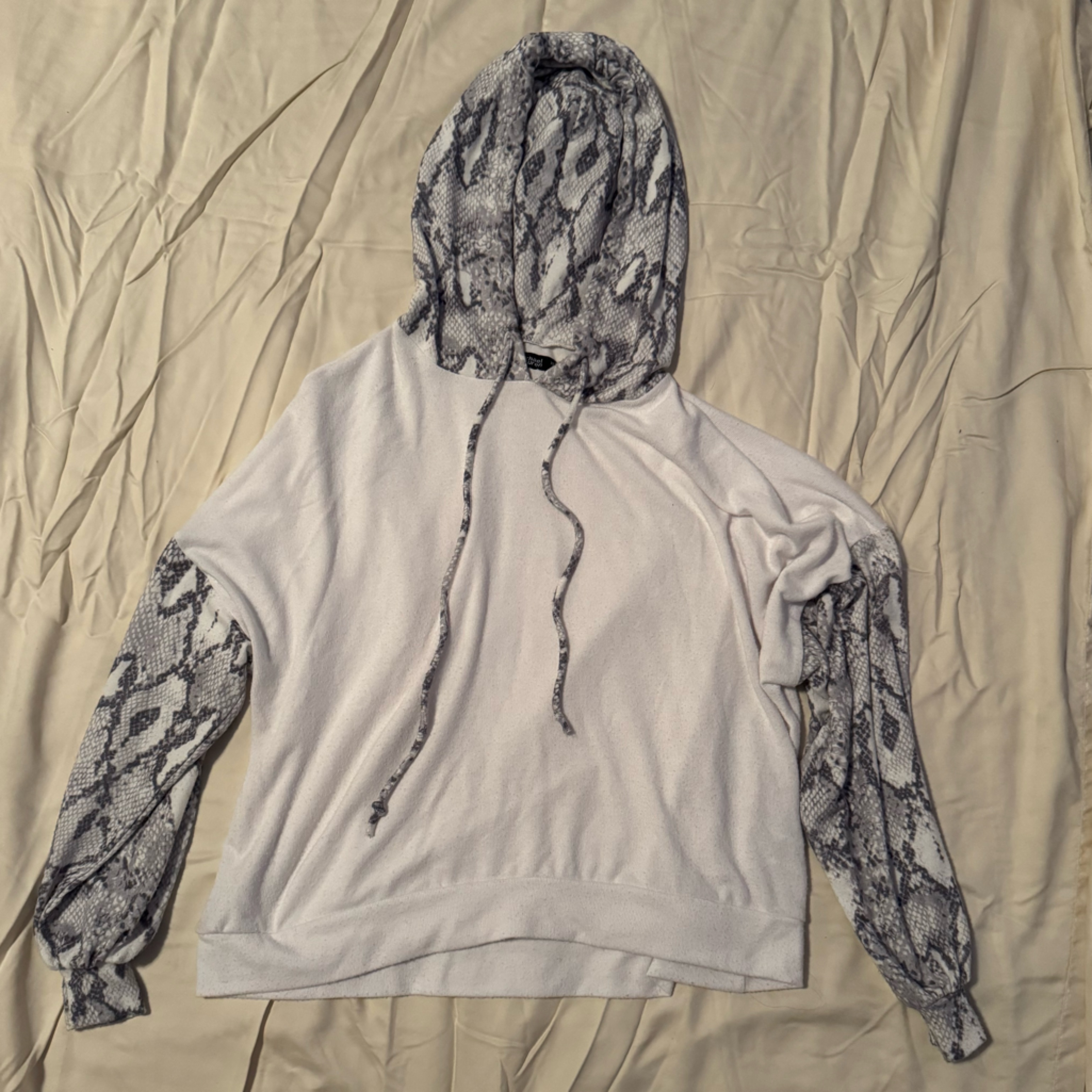Michael Lauren Snakeskin Hoodie
